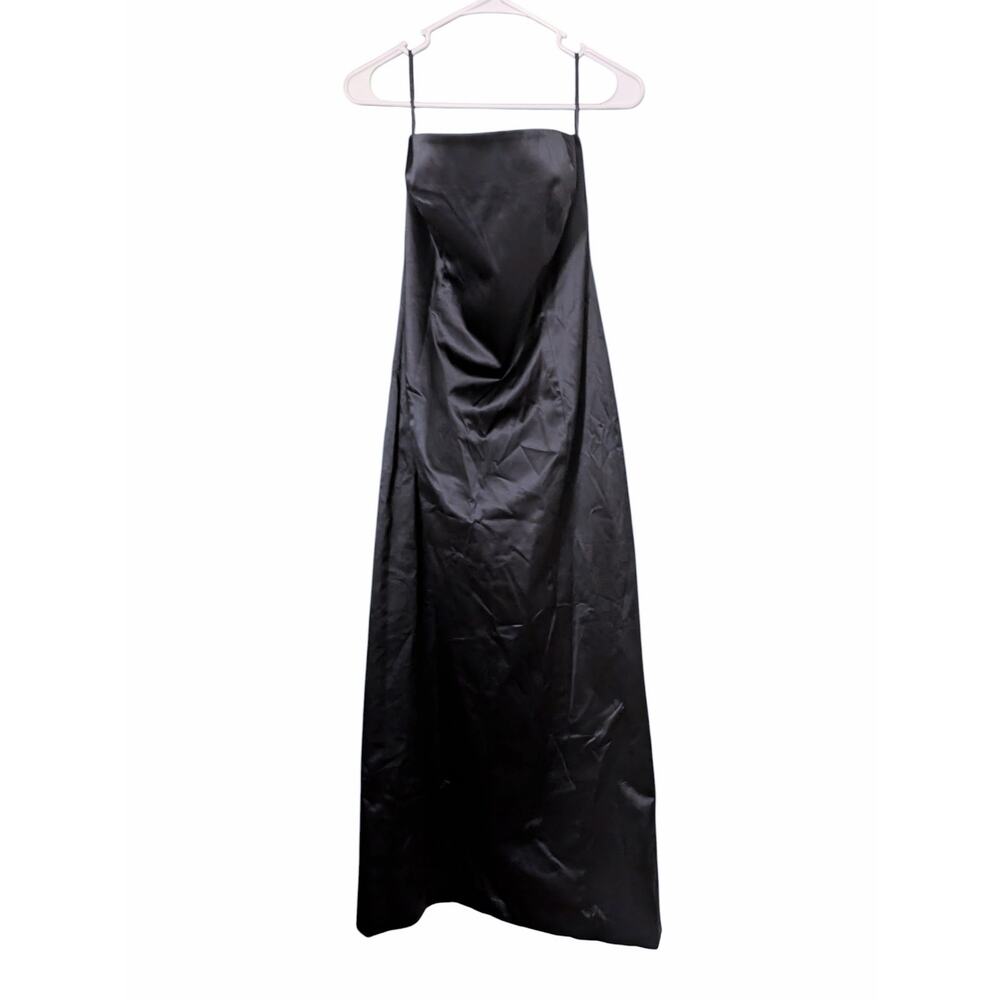 NWT Vintage Isaac Mizrahi Strapless Black Dress Size 10